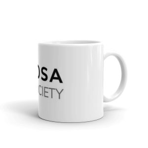 White glossy mug